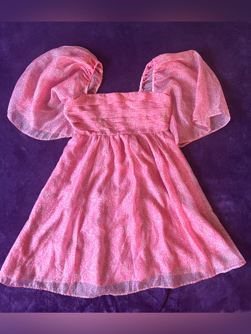 Abercrombie & Fitch Pink Empire Dress Size XS